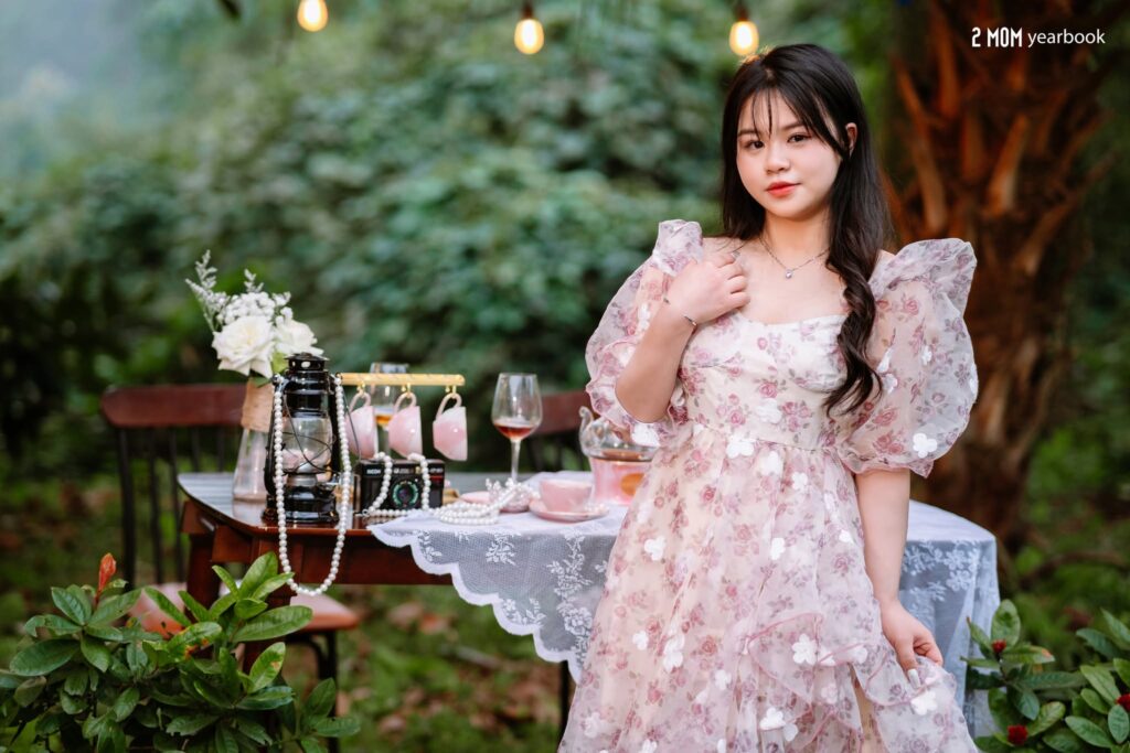 make up tiệc trà chiều